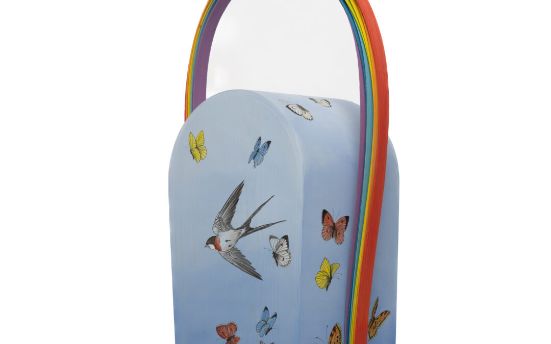 Regenbogen-Urne