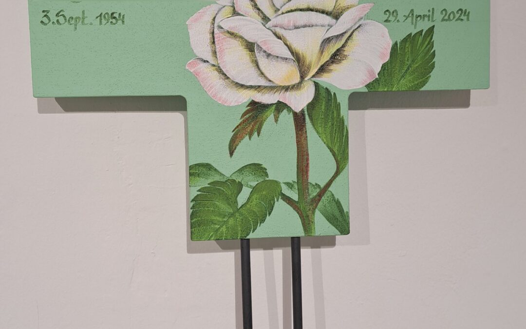 Übergangskreuz Weiße Rose